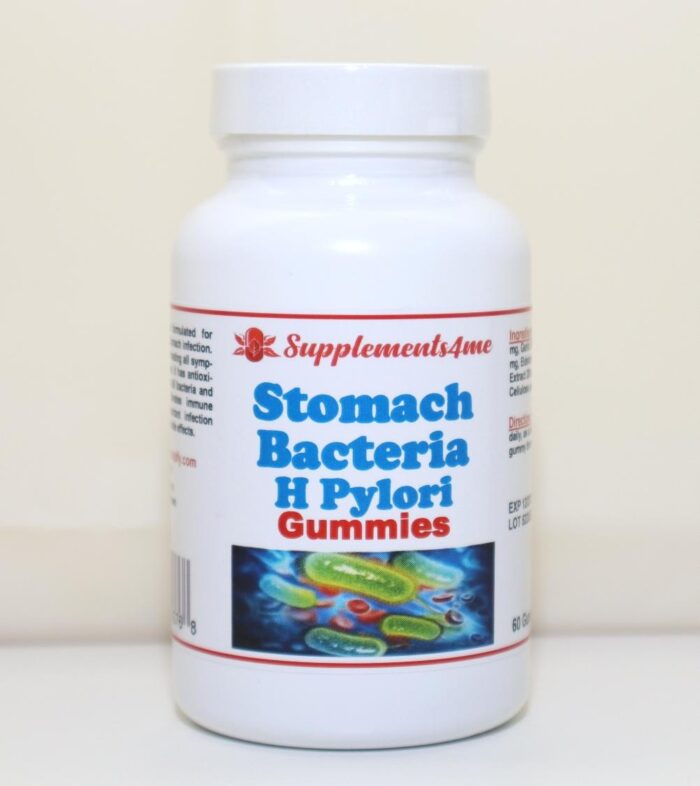 STOMACH BACTERIA H PYLORI - TREAT PREVENT 60 GUMMIES