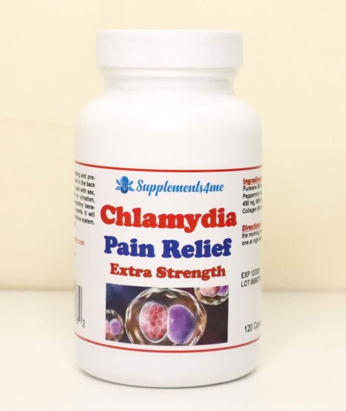 CHLAMYDIA PAIN RELIEF - EXTRA STRENGTH - 120 Caps - MADE IN USA